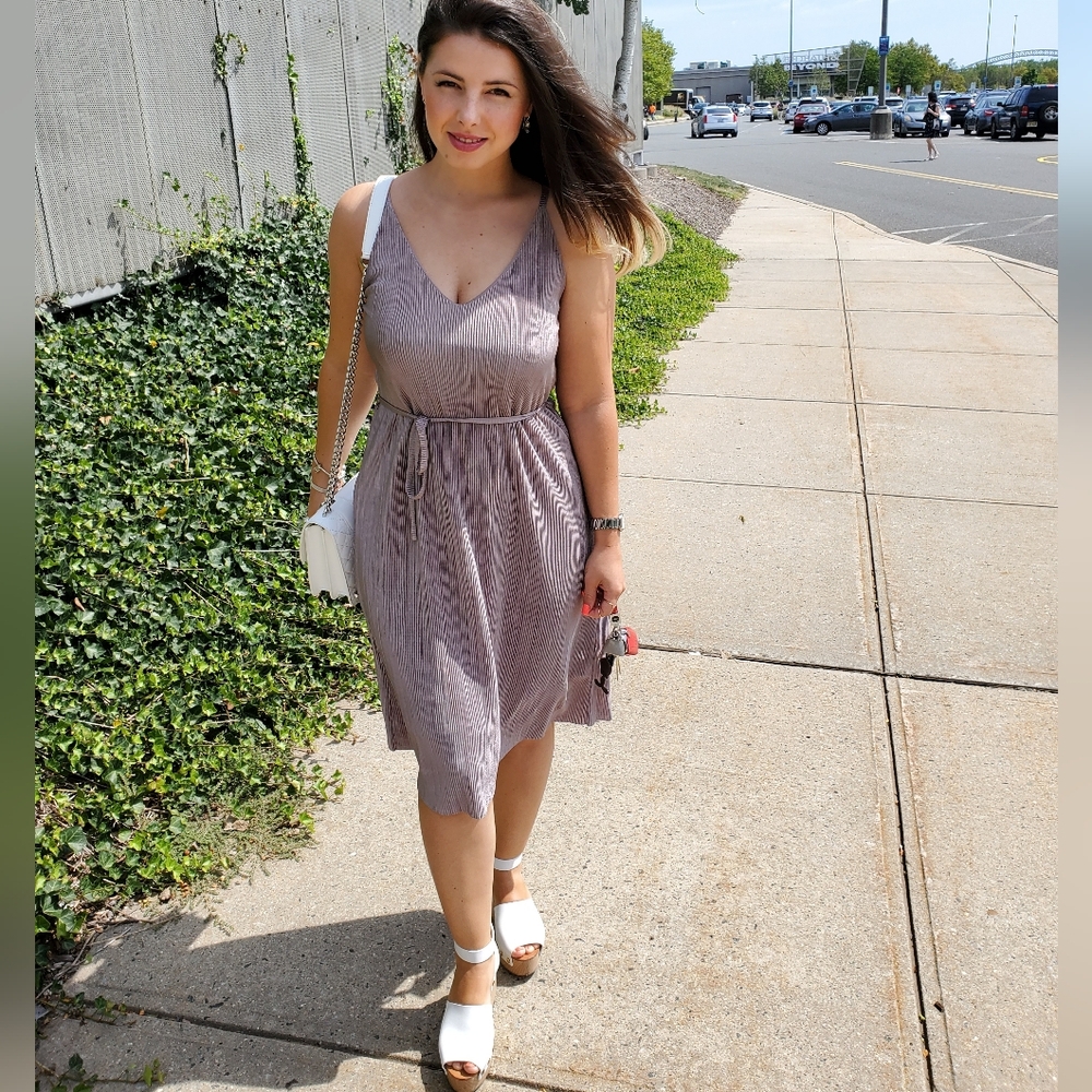 Candie's Mauve Midi Dress
